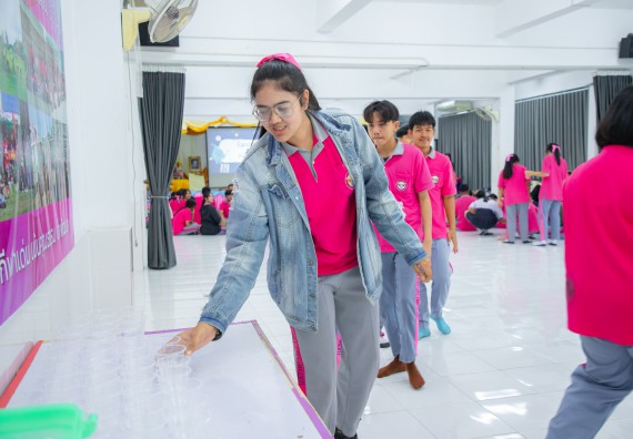 ภาพกิจกรรม  คณะวิทยาศาสตร์และเทคโนโลยี มหาวิทยาลัยราชภัฏกำแพงเพชร จัดกิจกรรมค่ายวิชาการเพื่อพัฒนากำลังคนด้านวิทยาศาสตร์และเทคโนโลยี ปีการศึกษา 2567 โรงเรียนราษฎร์ปรีชาวิทยาคม