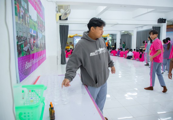 ภาพกิจกรรม  คณะวิทยาศาสตร์และเทคโนโลยี มหาวิทยาลัยราชภัฏกำแพงเพชร จัดกิจกรรมค่ายวิชาการเพื่อพัฒนากำลังคนด้านวิทยาศาสตร์และเทคโนโลยี ปีการศึกษา 2567 โรงเรียนราษฎร์ปรีชาวิทยาคม