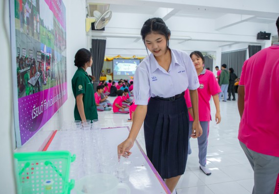 ภาพกิจกรรม  คณะวิทยาศาสตร์และเทคโนโลยี มหาวิทยาลัยราชภัฏกำแพงเพชร จัดกิจกรรมค่ายวิชาการเพื่อพัฒนากำลังคนด้านวิทยาศาสตร์และเทคโนโลยี ปีการศึกษา 2567 โรงเรียนราษฎร์ปรีชาวิทยาคม