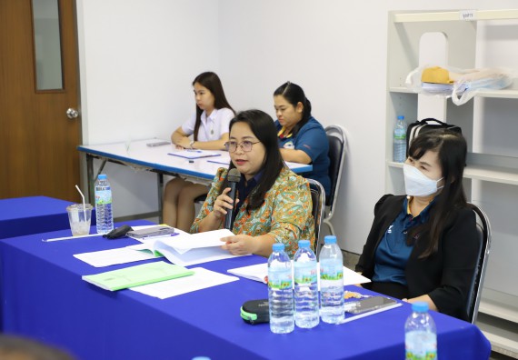 ภาพกิจกรรม  โปรแกรมวิชาสาธารณสุขศาสตร์ คณะวิทยาศาสตร์และเทคโนโลยี มหาวิทยาลัยราชภัฎกําแพงเพชร จัดกิจกรรมการพัฒนาศักยภาพเครือข่าย สถานประกอบการร่วมผลิต หัวข้อ การประชุมชี้แจงการปฏิบัติงานด้านสาธารณสุข ครั้งที่ 1