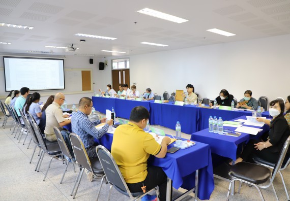 ภาพกิจกรรม  โปรแกรมวิชาสาธารณสุขศาสตร์ คณะวิทยาศาสตร์และเทคโนโลยี มหาวิทยาลัยราชภัฎกําแพงเพชร จัดกิจกรรมการพัฒนาศักยภาพเครือข่าย สถานประกอบการร่วมผลิต หัวข้อ การประชุมชี้แจงการปฏิบัติงานด้านสาธารณสุข ครั้งที่ 1