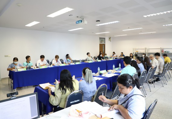 ภาพกิจกรรม  โปรแกรมวิชาสาธารณสุขศาสตร์ คณะวิทยาศาสตร์และเทคโนโลยี มหาวิทยาลัยราชภัฎกําแพงเพชร จัดกิจกรรมการพัฒนาศักยภาพเครือข่าย สถานประกอบการร่วมผลิต หัวข้อ การประชุมชี้แจงการปฏิบัติงานด้านสาธารณสุข ครั้งที่ 1