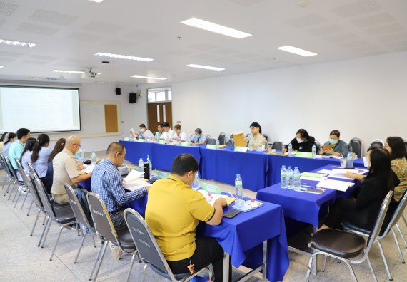 ภาพกิจกรรม  โปรแกรมวิชาสาธารณสุขศาสตร์ คณะวิทยาศาสตร์และเทคโนโลยี มหาวิทยาลัยราชภัฎกําแพงเพชร จัดกิจกรรมการพัฒนาศักยภาพเครือข่าย สถานประกอบการร่วมผลิต หัวข้อ การประชุมชี้แจงการปฏิบัติงานด้านสาธารณสุข ครั้งที่ 1