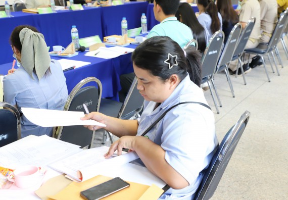 ภาพกิจกรรม  โปรแกรมวิชาสาธารณสุขศาสตร์ คณะวิทยาศาสตร์และเทคโนโลยี มหาวิทยาลัยราชภัฎกําแพงเพชร จัดกิจกรรมการพัฒนาศักยภาพเครือข่าย สถานประกอบการร่วมผลิต หัวข้อ การประชุมชี้แจงการปฏิบัติงานด้านสาธารณสุข ครั้งที่ 1