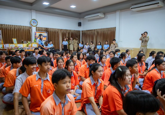 ภาพกิจกรรม  คณะวิทยาศาสตร์และเทคโนโลยี มหาวิทยาลัยราชภัฏกำแพงเพชร จัดกิจกรรมค่ายวิชาการเพื่อพัฒนากำลังคนด้านวิทยาศาสตร์และเทคโนโลยี ปีการศึกษา 2567 โรงเรียนคณฑีพิทยาคม