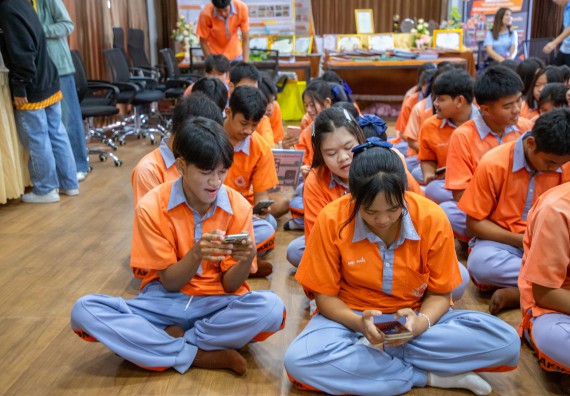 ภาพกิจกรรม  คณะวิทยาศาสตร์และเทคโนโลยี มหาวิทยาลัยราชภัฏกำแพงเพชร จัดกิจกรรมค่ายวิชาการเพื่อพัฒนากำลังคนด้านวิทยาศาสตร์และเทคโนโลยี ปีการศึกษา 2567 โรงเรียนคณฑีพิทยาคม