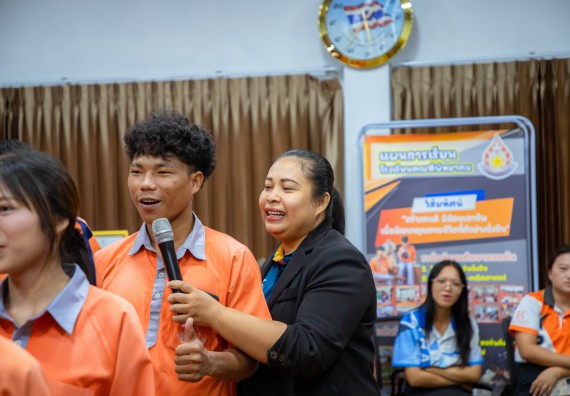 ภาพกิจกรรม  คณะวิทยาศาสตร์และเทคโนโลยี มหาวิทยาลัยราชภัฏกำแพงเพชร จัดกิจกรรมค่ายวิชาการเพื่อพัฒนากำลังคนด้านวิทยาศาสตร์และเทคโนโลยี ปีการศึกษา 2567 โรงเรียนคณฑีพิทยาคม