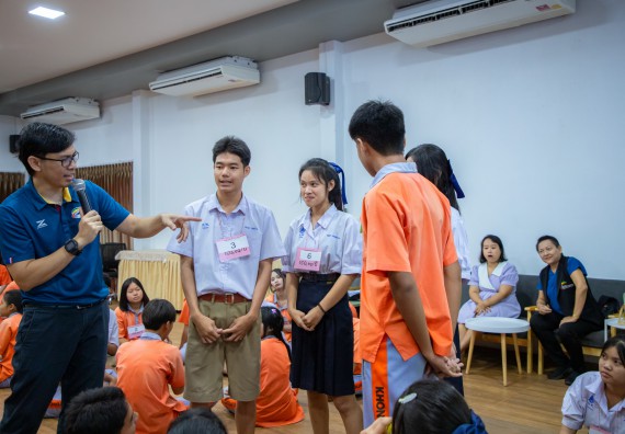 ภาพกิจกรรม  คณะวิทยาศาสตร์และเทคโนโลยี มหาวิทยาลัยราชภัฏกำแพงเพชร จัดกิจกรรมค่ายวิชาการเพื่อพัฒนากำลังคนด้านวิทยาศาสตร์และเทคโนโลยี ปีการศึกษา 2567 โรงเรียนคณฑีพิทยาคม