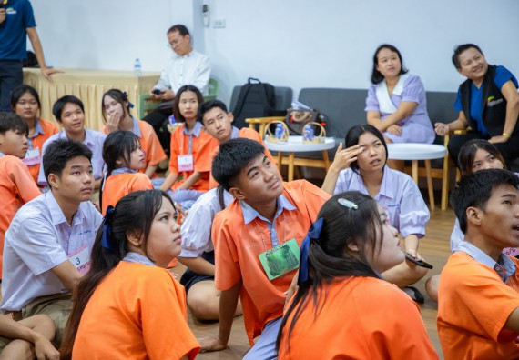 ภาพกิจกรรม  คณะวิทยาศาสตร์และเทคโนโลยี มหาวิทยาลัยราชภัฏกำแพงเพชร จัดกิจกรรมค่ายวิชาการเพื่อพัฒนากำลังคนด้านวิทยาศาสตร์และเทคโนโลยี ปีการศึกษา 2567 โรงเรียนคณฑีพิทยาคม