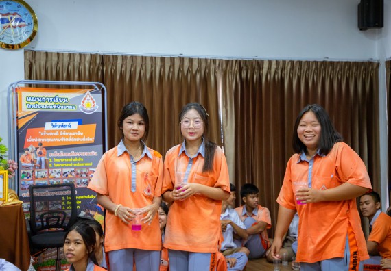 ภาพกิจกรรม  คณะวิทยาศาสตร์และเทคโนโลยี มหาวิทยาลัยราชภัฏกำแพงเพชร จัดกิจกรรมค่ายวิชาการเพื่อพัฒนากำลังคนด้านวิทยาศาสตร์และเทคโนโลยี ปีการศึกษา 2567 โรงเรียนคณฑีพิทยาคม