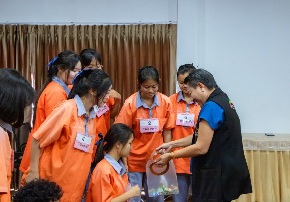 ภาพกิจกรรม  คณะวิทยาศาสตร์และเทคโนโลยี มหาวิทยาลัยราชภัฏกำแพงเพชร จัดกิจกรรมค่ายวิชาการเพื่อพัฒนากำลังคนด้านวิทยาศาสตร์และเทคโนโลยี ปีการศึกษา 2567 โรงเรียนคณฑีพิทยาคม