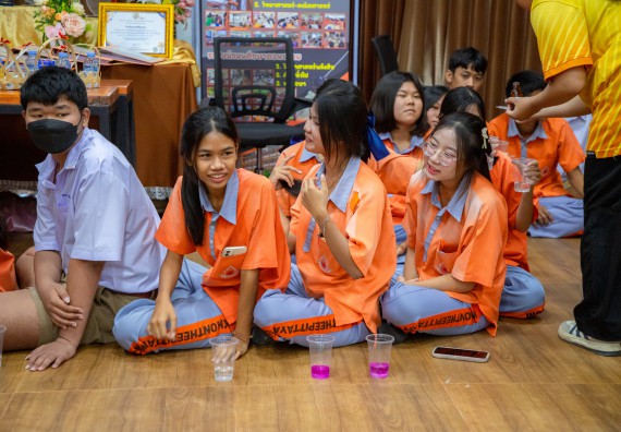 ภาพกิจกรรม  คณะวิทยาศาสตร์และเทคโนโลยี มหาวิทยาลัยราชภัฏกำแพงเพชร จัดกิจกรรมค่ายวิชาการเพื่อพัฒนากำลังคนด้านวิทยาศาสตร์และเทคโนโลยี ปีการศึกษา 2567 โรงเรียนคณฑีพิทยาคม