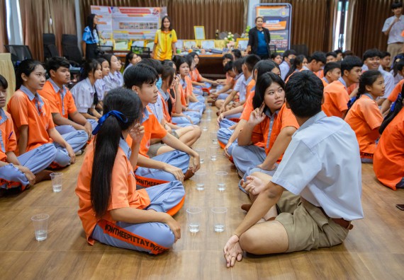 ภาพกิจกรรม  คณะวิทยาศาสตร์และเทคโนโลยี มหาวิทยาลัยราชภัฏกำแพงเพชร จัดกิจกรรมค่ายวิชาการเพื่อพัฒนากำลังคนด้านวิทยาศาสตร์และเทคโนโลยี ปีการศึกษา 2567 โรงเรียนคณฑีพิทยาคม