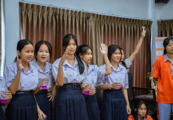 ภาพกิจกรรม  คณะวิทยาศาสตร์และเทคโนโลยี มหาวิทยาลัยราชภัฏกำแพงเพชร จัดกิจกรรมค่ายวิชาการเพื่อพัฒนากำลังคนด้านวิทยาศาสตร์และเทคโนโลยี ปีการศึกษา 2567 โรงเรียนคณฑีพิทยาคม