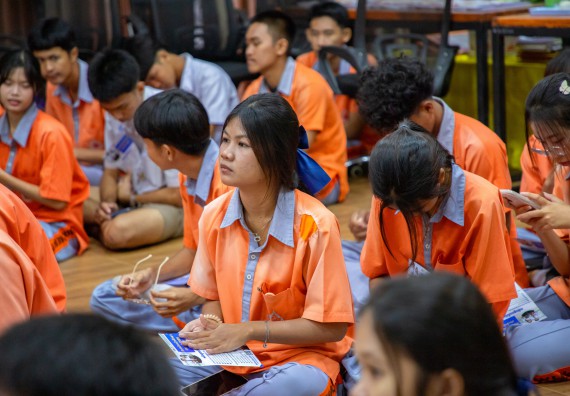 ภาพกิจกรรม  คณะวิทยาศาสตร์และเทคโนโลยี มหาวิทยาลัยราชภัฏกำแพงเพชร จัดกิจกรรมค่ายวิชาการเพื่อพัฒนากำลังคนด้านวิทยาศาสตร์และเทคโนโลยี ปีการศึกษา 2567 โรงเรียนคณฑีพิทยาคม