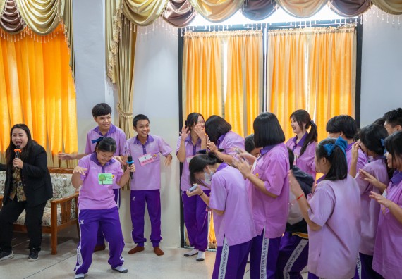 ภาพกิจกรรม  คณะวิทยาศาสตร์และเทคโนโลยี มหาวิทยาลัยราชภัฏกำแพงเพชร จัดกิจกรรมค่ายวิชาการเพื่อพัฒนากำลังคนด้านวิทยาศาสตร์และเทคโนโลยี ปีการศึกษา 2567 โรงเรียนคลองขลุงราษฎร์รังสรรค์