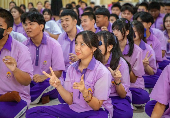 ภาพกิจกรรม  คณะวิทยาศาสตร์และเทคโนโลยี มหาวิทยาลัยราชภัฏกำแพงเพชร จัดกิจกรรมค่ายวิชาการเพื่อพัฒนากำลังคนด้านวิทยาศาสตร์และเทคโนโลยี ปีการศึกษา 2567 โรงเรียนคลองขลุงราษฎร์รังสรรค์