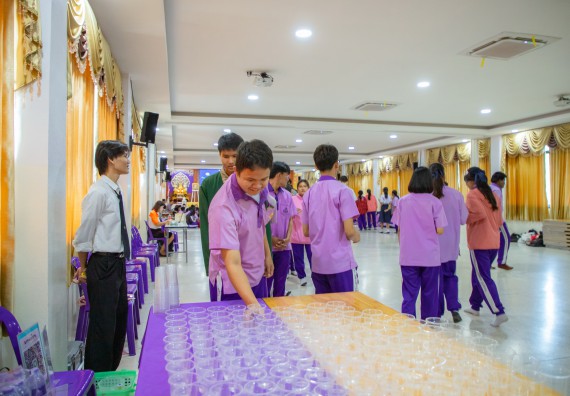 ภาพกิจกรรม  คณะวิทยาศาสตร์และเทคโนโลยี มหาวิทยาลัยราชภัฏกำแพงเพชร จัดกิจกรรมค่ายวิชาการเพื่อพัฒนากำลังคนด้านวิทยาศาสตร์และเทคโนโลยี ปีการศึกษา 2567 โรงเรียนคลองขลุงราษฎร์รังสรรค์