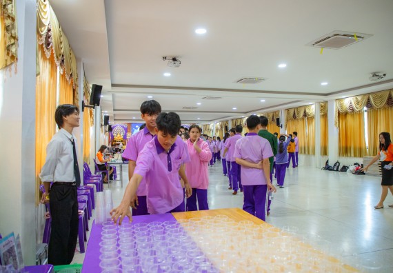 ภาพกิจกรรม  คณะวิทยาศาสตร์และเทคโนโลยี มหาวิทยาลัยราชภัฏกำแพงเพชร จัดกิจกรรมค่ายวิชาการเพื่อพัฒนากำลังคนด้านวิทยาศาสตร์และเทคโนโลยี ปีการศึกษา 2567 โรงเรียนคลองขลุงราษฎร์รังสรรค์