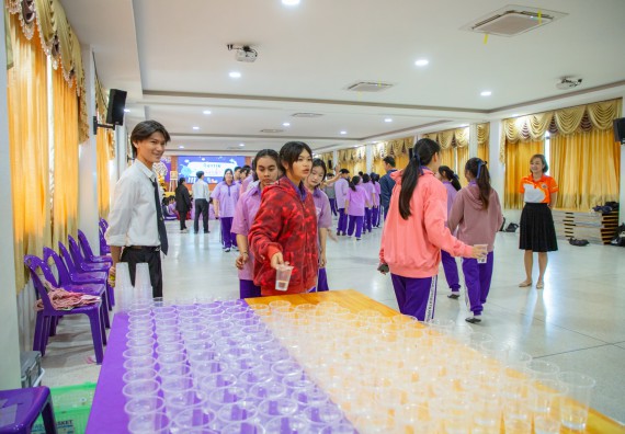 ภาพกิจกรรม  คณะวิทยาศาสตร์และเทคโนโลยี มหาวิทยาลัยราชภัฏกำแพงเพชร จัดกิจกรรมค่ายวิชาการเพื่อพัฒนากำลังคนด้านวิทยาศาสตร์และเทคโนโลยี ปีการศึกษา 2567 โรงเรียนคลองขลุงราษฎร์รังสรรค์