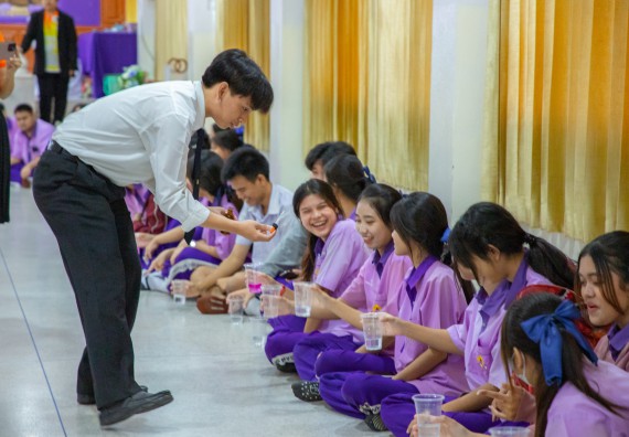 ภาพกิจกรรม  คณะวิทยาศาสตร์และเทคโนโลยี มหาวิทยาลัยราชภัฏกำแพงเพชร จัดกิจกรรมค่ายวิชาการเพื่อพัฒนากำลังคนด้านวิทยาศาสตร์และเทคโนโลยี ปีการศึกษา 2567 โรงเรียนคลองขลุงราษฎร์รังสรรค์