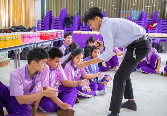 ภาพกิจกรรม  คณะวิทยาศาสตร์และเทคโนโลยี มหาวิทยาลัยราชภัฏกำแพงเพชร จัดกิจกรรมค่ายวิชาการเพื่อพัฒนากำลังคนด้านวิทยาศาสตร์และเทคโนโลยี ปีการศึกษา 2567 โรงเรียนคลองขลุงราษฎร์รังสรรค์