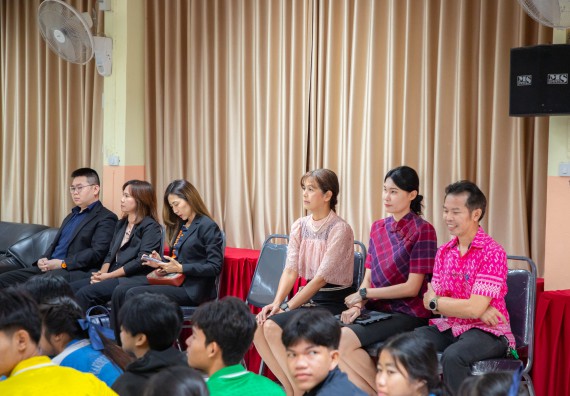 ภาพกิจกรรม   คณะวิทยาศาสตร์และเทคโนโลยี มหาวิทยาลัยราชภัฏกำแพงเพชร จัดกิจกรรมค่ายวิชาการเพื่อพัฒนากำลังคนด้านวิทยาศาสตร์และเทคโนโลยี ปีการศึกษา 2567 โรงเรียนนครไตรตรึงษ์