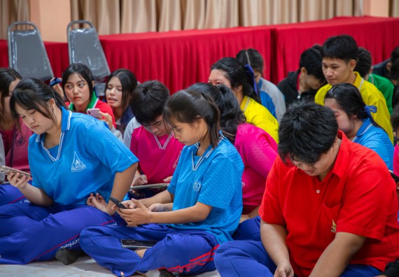 ภาพกิจกรรม   คณะวิทยาศาสตร์และเทคโนโลยี มหาวิทยาลัยราชภัฏกำแพงเพชร จัดกิจกรรมค่ายวิชาการเพื่อพัฒนากำลังคนด้านวิทยาศาสตร์และเทคโนโลยี ปีการศึกษา 2567 โรงเรียนนครไตรตรึงษ์