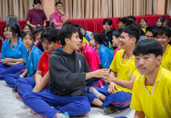 ภาพกิจกรรม   คณะวิทยาศาสตร์และเทคโนโลยี มหาวิทยาลัยราชภัฏกำแพงเพชร จัดกิจกรรมค่ายวิชาการเพื่อพัฒนากำลังคนด้านวิทยาศาสตร์และเทคโนโลยี ปีการศึกษา 2567 โรงเรียนนครไตรตรึงษ์