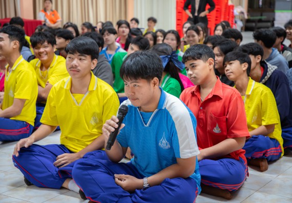 ภาพกิจกรรม   คณะวิทยาศาสตร์และเทคโนโลยี มหาวิทยาลัยราชภัฏกำแพงเพชร จัดกิจกรรมค่ายวิชาการเพื่อพัฒนากำลังคนด้านวิทยาศาสตร์และเทคโนโลยี ปีการศึกษา 2567 โรงเรียนนครไตรตรึงษ์