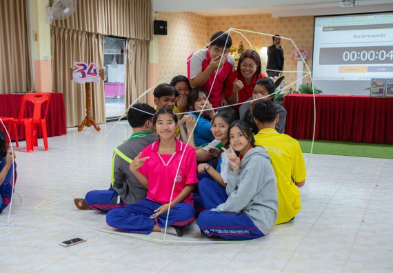 ภาพกิจกรรม   คณะวิทยาศาสตร์และเทคโนโลยี มหาวิทยาลัยราชภัฏกำแพงเพชร จัดกิจกรรมค่ายวิชาการเพื่อพัฒนากำลังคนด้านวิทยาศาสตร์และเทคโนโลยี ปีการศึกษา 2567 โรงเรียนนครไตรตรึงษ์