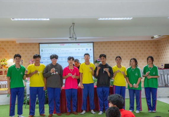 ภาพกิจกรรม   คณะวิทยาศาสตร์และเทคโนโลยี มหาวิทยาลัยราชภัฏกำแพงเพชร จัดกิจกรรมค่ายวิชาการเพื่อพัฒนากำลังคนด้านวิทยาศาสตร์และเทคโนโลยี ปีการศึกษา 2567 โรงเรียนนครไตรตรึงษ์