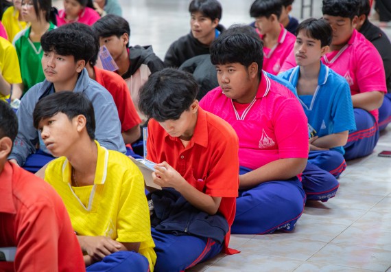 ภาพกิจกรรม   คณะวิทยาศาสตร์และเทคโนโลยี มหาวิทยาลัยราชภัฏกำแพงเพชร จัดกิจกรรมค่ายวิชาการเพื่อพัฒนากำลังคนด้านวิทยาศาสตร์และเทคโนโลยี ปีการศึกษา 2567 โรงเรียนนครไตรตรึงษ์