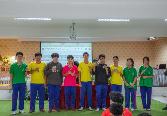 ภาพกิจกรรม   คณะวิทยาศาสตร์และเทคโนโลยี มหาวิทยาลัยราชภัฏกำแพงเพชร จัดกิจกรรมค่ายวิชาการเพื่อพัฒนากำลังคนด้านวิทยาศาสตร์และเทคโนโลยี ปีการศึกษา 2567 โรงเรียนนครไตรตรึงษ์