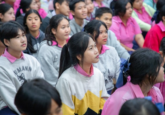 ภาพกิจกรรม คณะวิทยาศาสตร์และเทคโนโลยี มหาวิทยาลัยราชภัฏกำแพงเพชร จัดกิจกรรมค่ายวิชาการเพื่อพัฒนากำลังคนด้านวิทยาศาสตร์และเทคโนโลยี ปีการศึกษา 2567  โรงเรียนระหานวิทยา