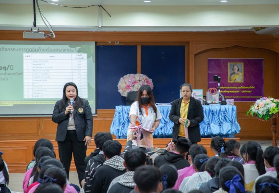 ภาพกิจกรรม คณะวิทยาศาสตร์และเทคโนโลยี มหาวิทยาลัยราชภัฏกำแพงเพชร จัดกิจกรรมค่ายวิชาการเพื่อพัฒนากำลังคนด้านวิทยาศาสตร์และเทคโนโลยี ปีการศึกษา 2567  โรงเรียนระหานวิทยา