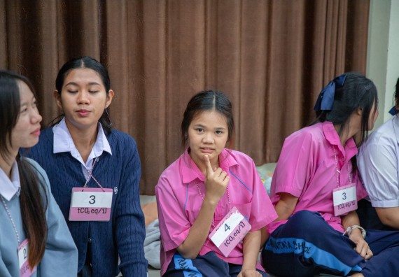 ภาพกิจกรรม คณะวิทยาศาสตร์และเทคโนโลยี มหาวิทยาลัยราชภัฏกำแพงเพชร จัดกิจกรรมค่ายวิชาการเพื่อพัฒนากำลังคนด้านวิทยาศาสตร์และเทคโนโลยี ปีการศึกษา 2567  โรงเรียนระหานวิทยา