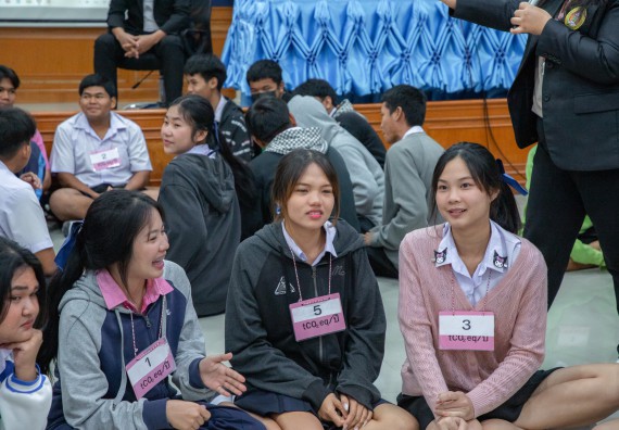 ภาพกิจกรรม คณะวิทยาศาสตร์และเทคโนโลยี มหาวิทยาลัยราชภัฏกำแพงเพชร จัดกิจกรรมค่ายวิชาการเพื่อพัฒนากำลังคนด้านวิทยาศาสตร์และเทคโนโลยี ปีการศึกษา 2567  โรงเรียนระหานวิทยา