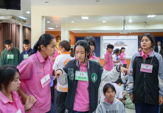 ภาพกิจกรรม คณะวิทยาศาสตร์และเทคโนโลยี มหาวิทยาลัยราชภัฏกำแพงเพชร จัดกิจกรรมค่ายวิชาการเพื่อพัฒนากำลังคนด้านวิทยาศาสตร์และเทคโนโลยี ปีการศึกษา 2567  โรงเรียนระหานวิทยา