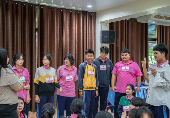 ภาพกิจกรรม คณะวิทยาศาสตร์และเทคโนโลยี มหาวิทยาลัยราชภัฏกำแพงเพชร จัดกิจกรรมค่ายวิชาการเพื่อพัฒนากำลังคนด้านวิทยาศาสตร์และเทคโนโลยี ปีการศึกษา 2567  โรงเรียนระหานวิทยา