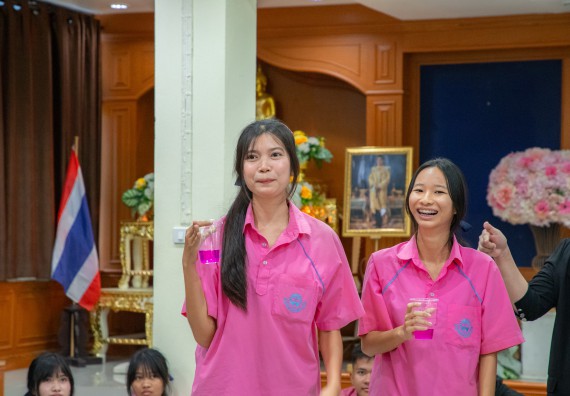 ภาพกิจกรรม คณะวิทยาศาสตร์และเทคโนโลยี มหาวิทยาลัยราชภัฏกำแพงเพชร จัดกิจกรรมค่ายวิชาการเพื่อพัฒนากำลังคนด้านวิทยาศาสตร์และเทคโนโลยี ปีการศึกษา 2567  โรงเรียนระหานวิทยา