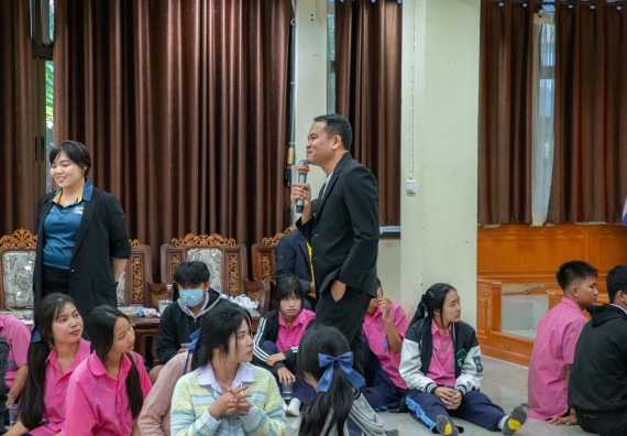 ภาพกิจกรรม คณะวิทยาศาสตร์และเทคโนโลยี มหาวิทยาลัยราชภัฏกำแพงเพชร จัดกิจกรรมค่ายวิชาการเพื่อพัฒนากำลังคนด้านวิทยาศาสตร์และเทคโนโลยี ปีการศึกษา 2567  โรงเรียนระหานวิทยา