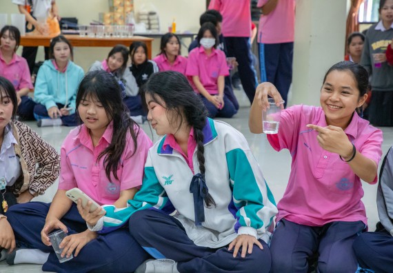 ภาพกิจกรรม คณะวิทยาศาสตร์และเทคโนโลยี มหาวิทยาลัยราชภัฏกำแพงเพชร จัดกิจกรรมค่ายวิชาการเพื่อพัฒนากำลังคนด้านวิทยาศาสตร์และเทคโนโลยี ปีการศึกษา 2567  โรงเรียนระหานวิทยา