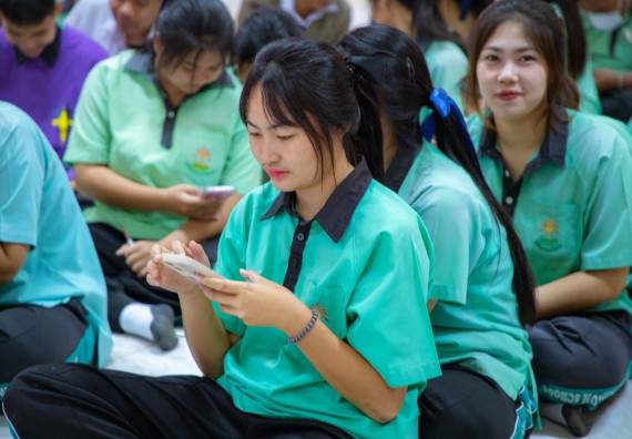 ภาพกิจกรรม  คณะวิทยาศาสตร์และเทคโนโลยี มหาวิทยาลัยราชภัฏกำแพงเพชร จัดกิจกรรมค่ายวิชาการเพื่อพัฒนากำลังคนด้านวิทยาศาสตร์และเทคโนโลยี ปีการศึกษา 2567 โรงเรียนปางมะค่าวิทยาคม