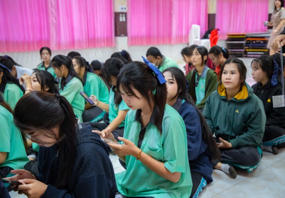 ภาพกิจกรรม  คณะวิทยาศาสตร์และเทคโนโลยี มหาวิทยาลัยราชภัฏกำแพงเพชร จัดกิจกรรมค่ายวิชาการเพื่อพัฒนากำลังคนด้านวิทยาศาสตร์และเทคโนโลยี ปีการศึกษา 2567 โรงเรียนปางมะค่าวิทยาคม