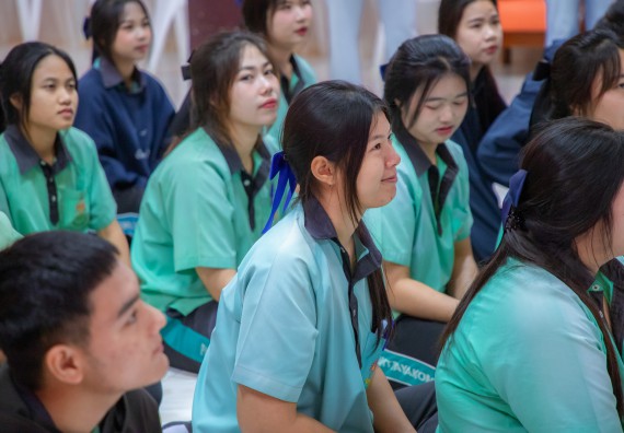 ภาพกิจกรรม  คณะวิทยาศาสตร์และเทคโนโลยี มหาวิทยาลัยราชภัฏกำแพงเพชร จัดกิจกรรมค่ายวิชาการเพื่อพัฒนากำลังคนด้านวิทยาศาสตร์และเทคโนโลยี ปีการศึกษา 2567 โรงเรียนปางมะค่าวิทยาคม