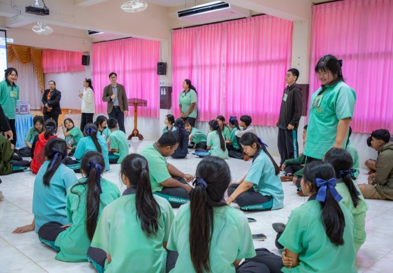 ภาพกิจกรรม  คณะวิทยาศาสตร์และเทคโนโลยี มหาวิทยาลัยราชภัฏกำแพงเพชร จัดกิจกรรมค่ายวิชาการเพื่อพัฒนากำลังคนด้านวิทยาศาสตร์และเทคโนโลยี ปีการศึกษา 2567 โรงเรียนปางมะค่าวิทยาคม