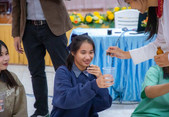 ภาพกิจกรรม  คณะวิทยาศาสตร์และเทคโนโลยี มหาวิทยาลัยราชภัฏกำแพงเพชร จัดกิจกรรมค่ายวิชาการเพื่อพัฒนากำลังคนด้านวิทยาศาสตร์และเทคโนโลยี ปีการศึกษา 2567 โรงเรียนปางมะค่าวิทยาคม