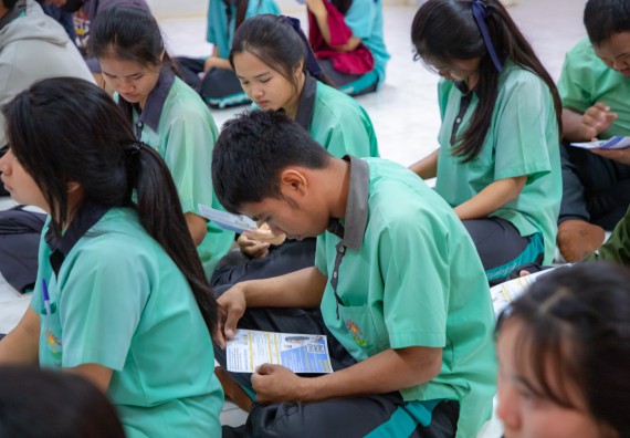 ภาพกิจกรรม  คณะวิทยาศาสตร์และเทคโนโลยี มหาวิทยาลัยราชภัฏกำแพงเพชร จัดกิจกรรมค่ายวิชาการเพื่อพัฒนากำลังคนด้านวิทยาศาสตร์และเทคโนโลยี ปีการศึกษา 2567 โรงเรียนปางมะค่าวิทยาคม