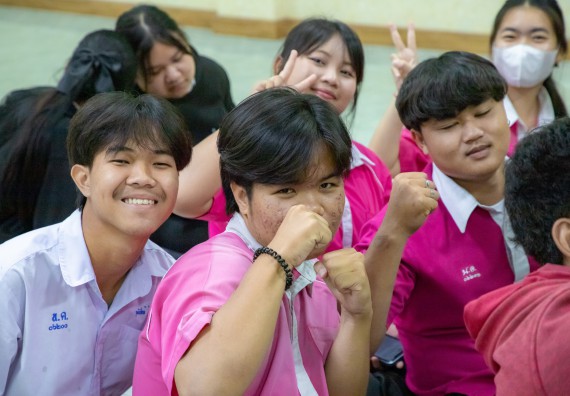 ภาพกิจกรรม  คณะวิทยาศาสตร์และเทคโนโลยี มหาวิทยาลัยราชภัฏกำแพงเพชร จัดกิจกรรมค่ายวิชาการเพื่อพัฒนากำลังคนด้านวิทยาศาสตร์และเทคโนโลยี ปีการศึกษา 2567  โรงเรียนนาบ่อคำวิทยาคม